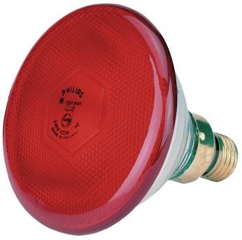 Infrarot-Sparlampe, rot, 100 Watt