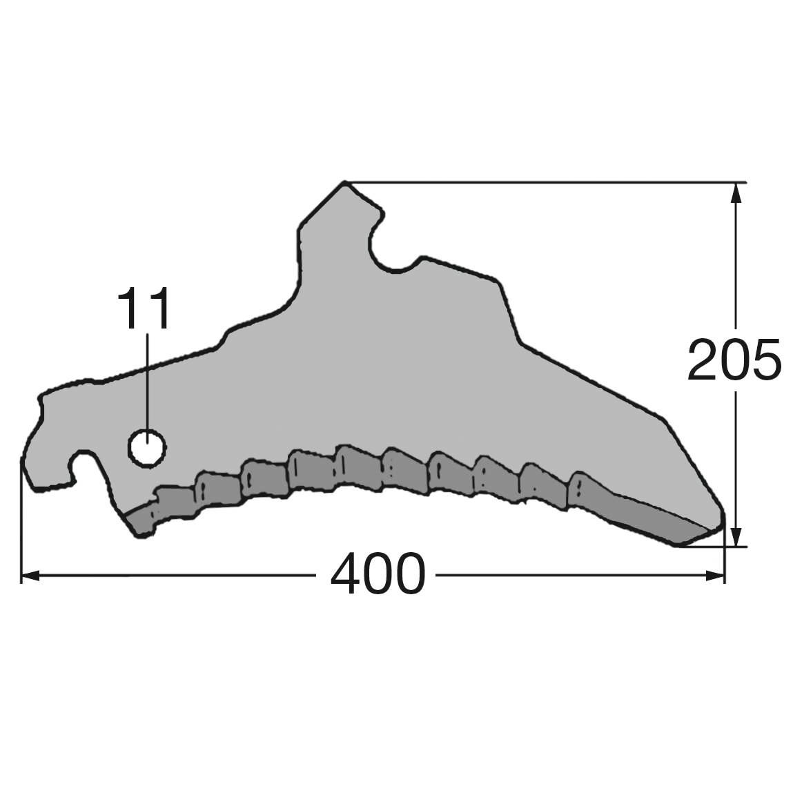 Ladewagenmesser - PÖTTINGER - 434.100