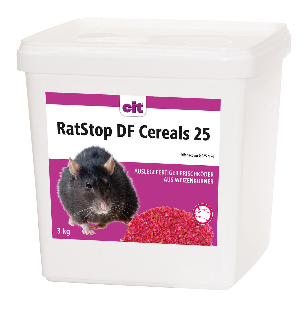 cit RatStop DF Cereal 25 - 3 kg Eimer