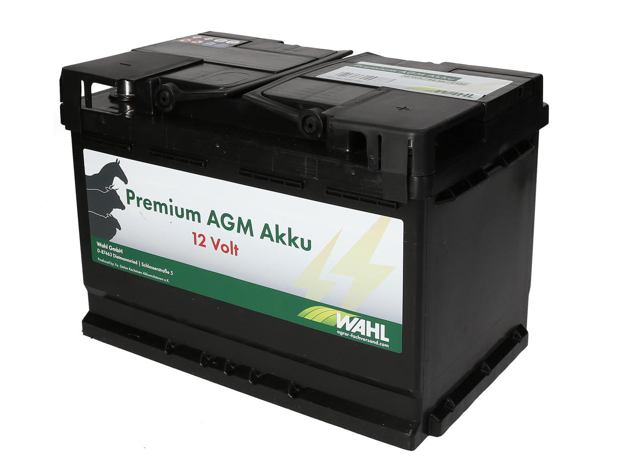 Kerbl 12 Volt Premium AGM Akku - 12 V, 88 Ah