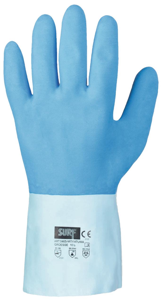 BLUE 30 Latexhandschuh EN 388/374, CAT3