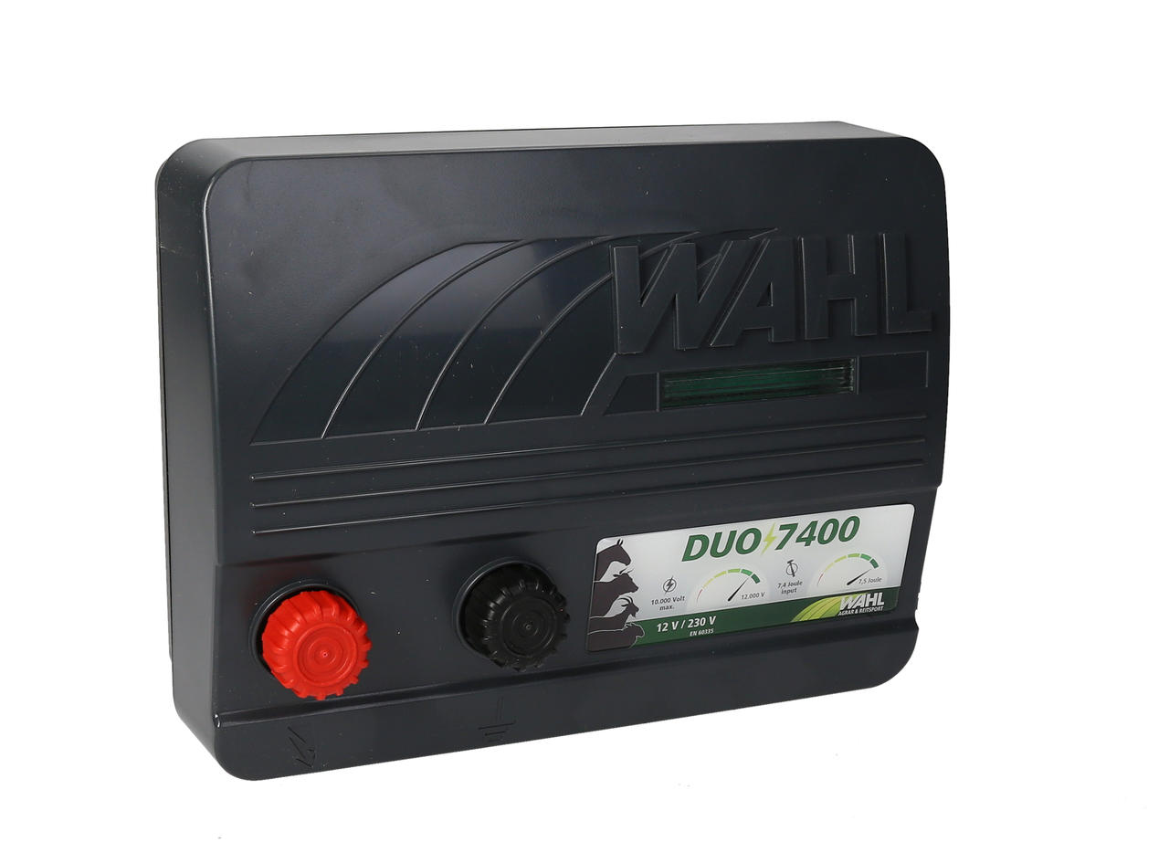 WAHL-Hausmarke DUO 7400 - 12 V / 230 V Weidezaungerät