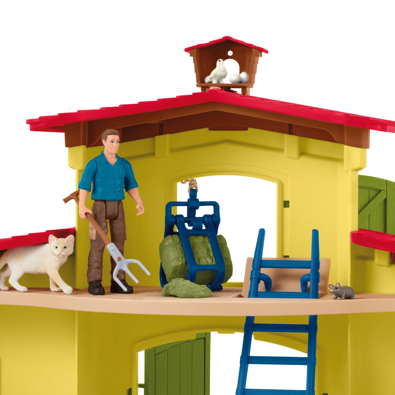 Schleich Großer Stall mit Tieren und Zubehör