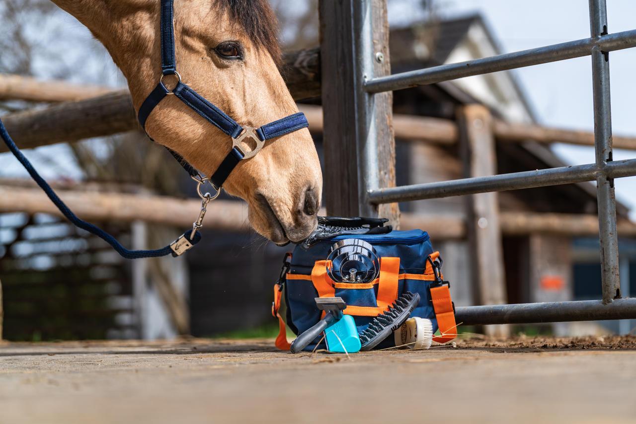 Covalliero Putztasche mit Umhängegurt