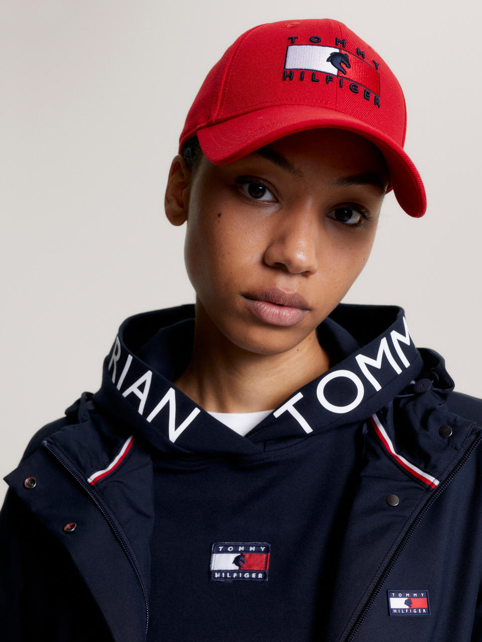 Tommy Hilfiger Montreal Wasserabweisendes Flag Logo Cap