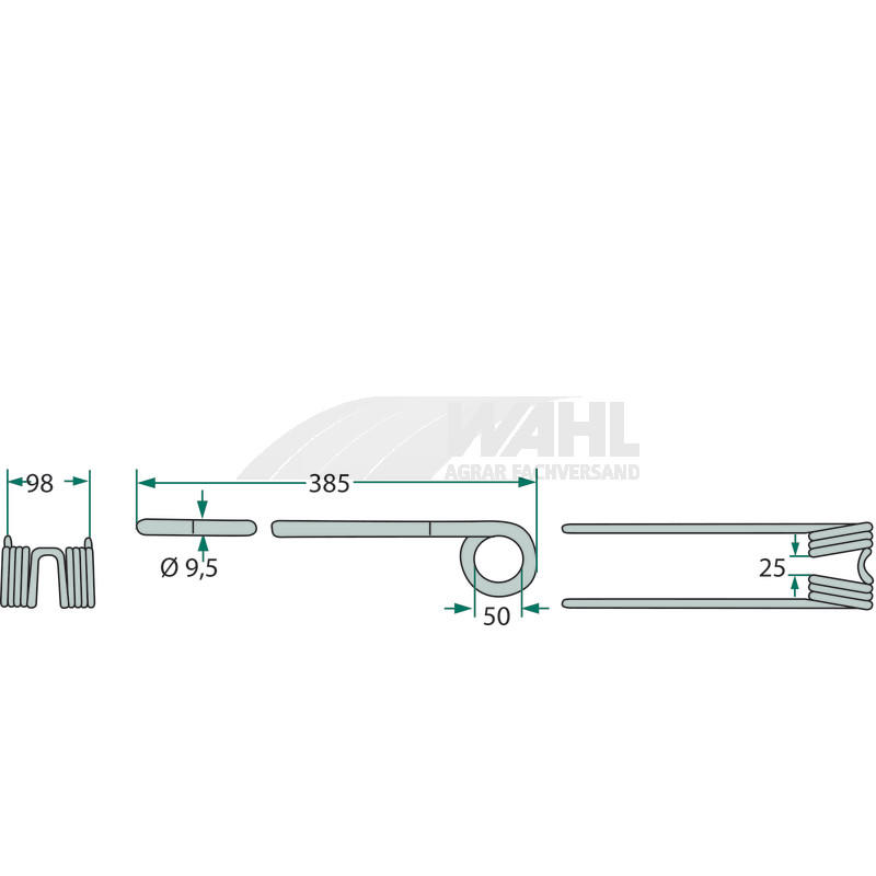 Zinken - FELLA 385x105mm