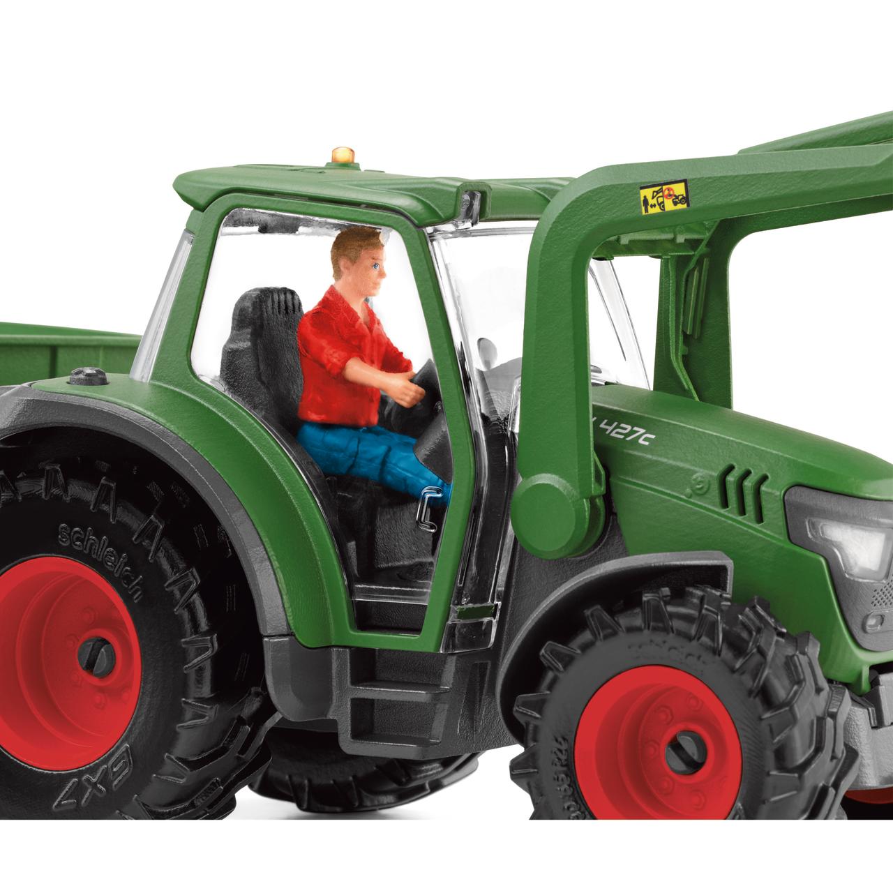 Schleich Traktor mit Anhänger