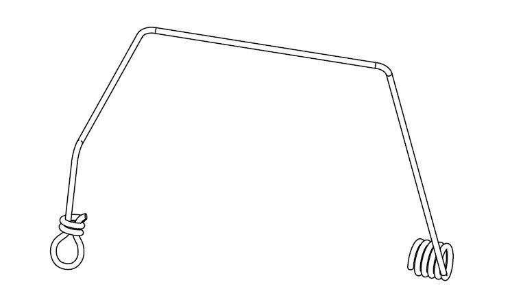 Rosensteiner Windenseil ohne Haken 3,5m lang f.Handw.