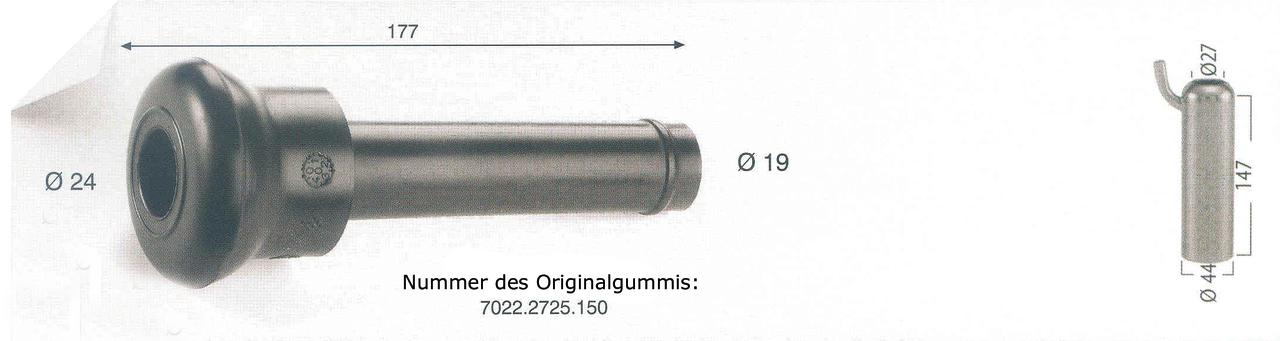 WAHL-Hausmarke Zitzengummis passend für WESTFALIA 0176S