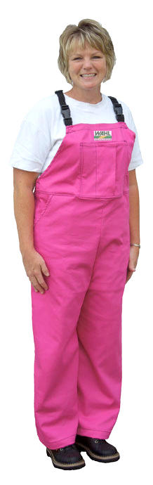 WAHL-Hausmarke MELKER-LATZHOSE wasserdicht, Pink