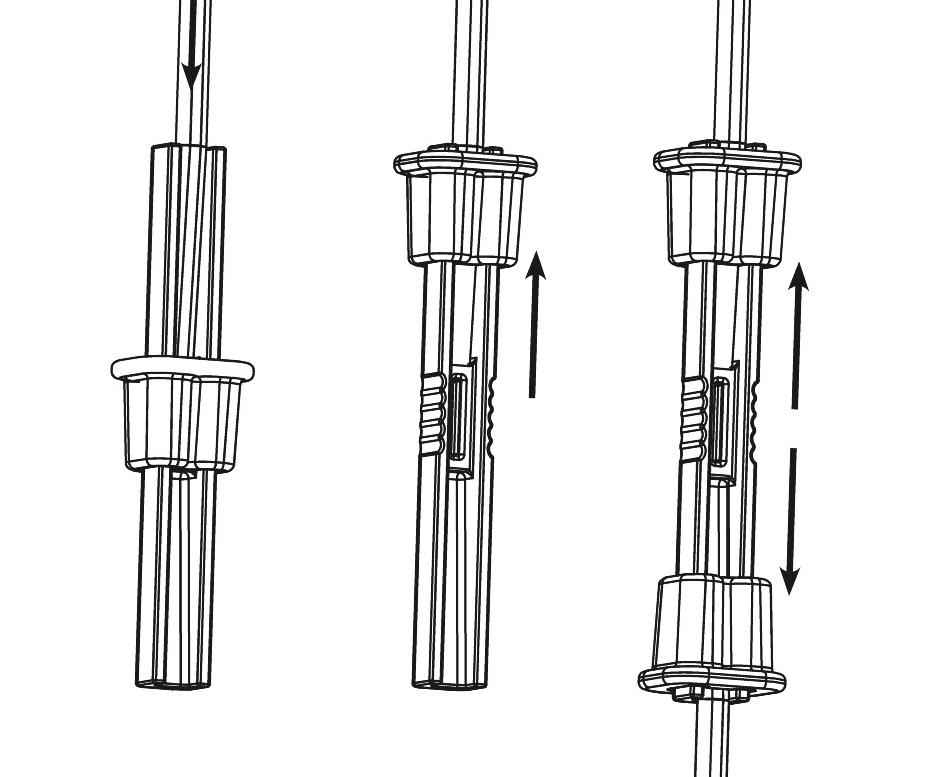 Litzclip Vertikalstrebenverbinder zur