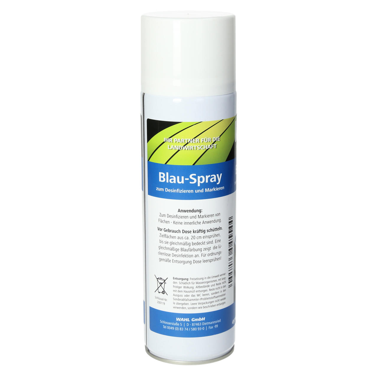 WAHL-Hausmarke Blau-Spray Desinfektionsmittel 500 ml