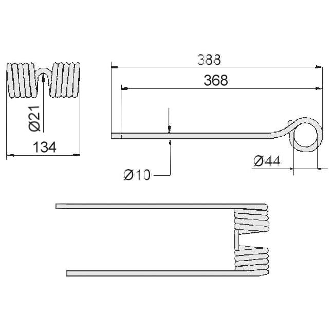 Zinken für KRONE - Ref.Nr. 1530151