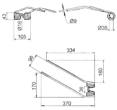 Zinken für FAHR KH 2N, 4N, 6N (ab 1966)