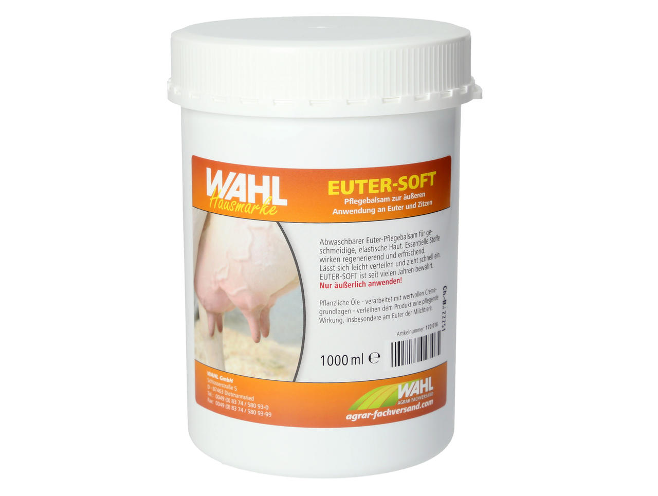 WAHL-Hausmarke EU-SOFT Euterpflegebalsam 1000 ml