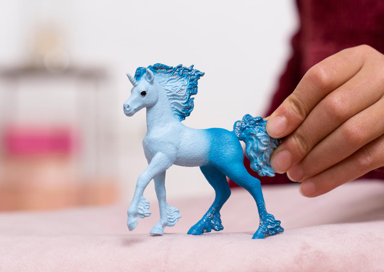 Schleich Elementa Wasserflammeneinhorn Fohlen