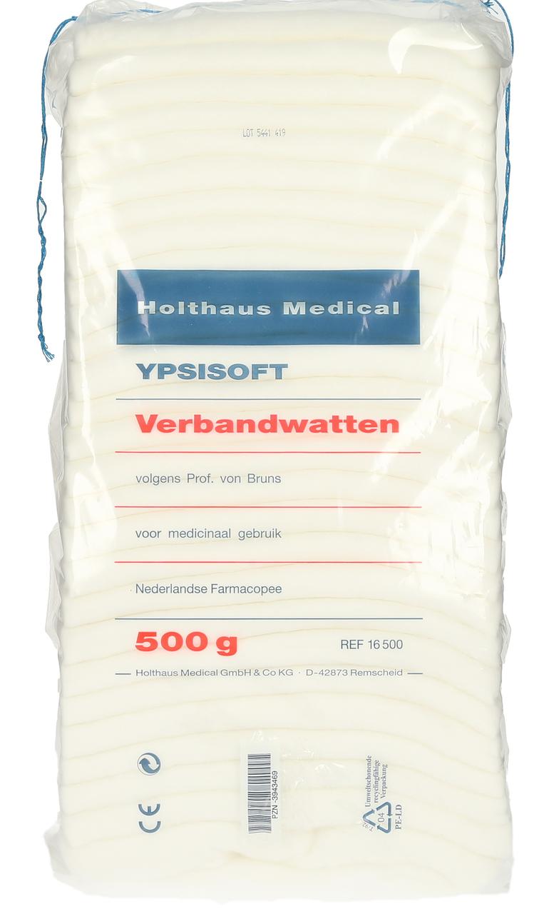 Holthaus YPSISOFT - Polsterwatte 500g- zick-zack