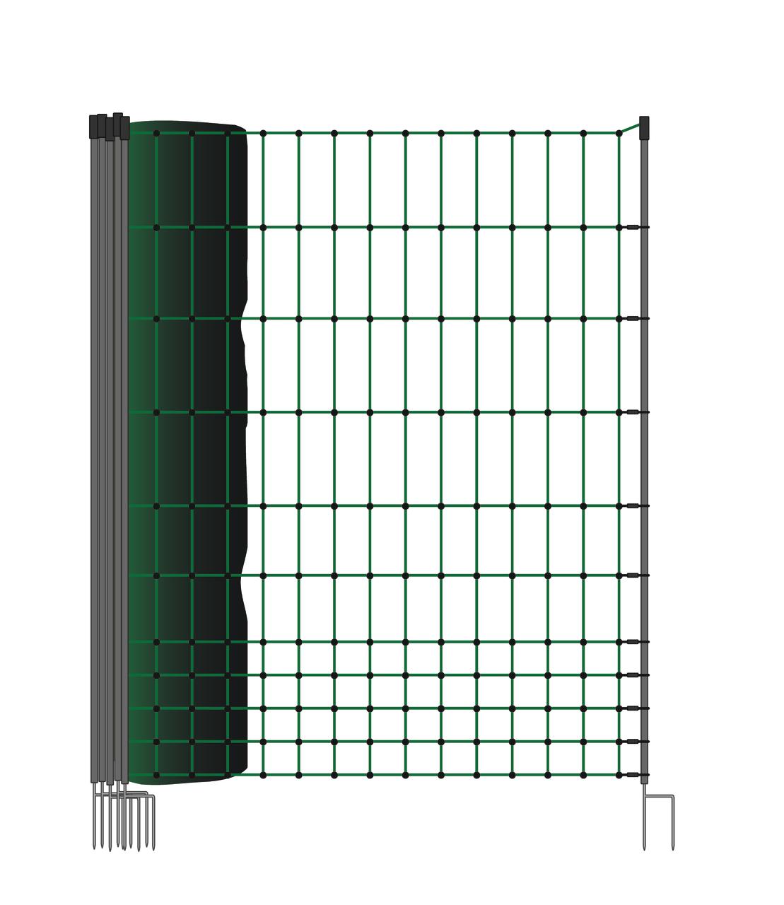 Kerbl PoultryNet Hühnerzaun 106cm, 25m lang