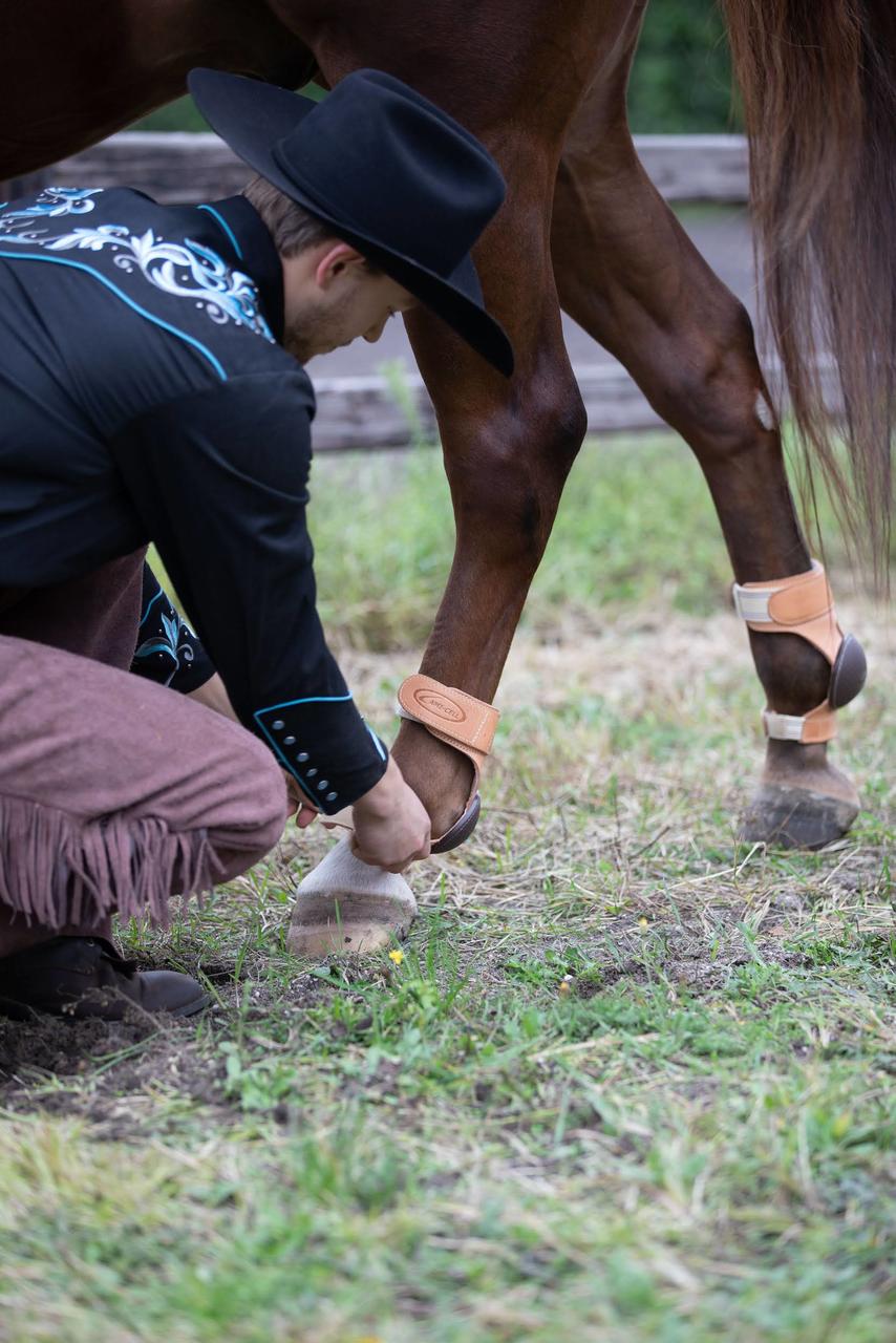 LAMI-CELL Skid Boot aus echtem Leder, Stück