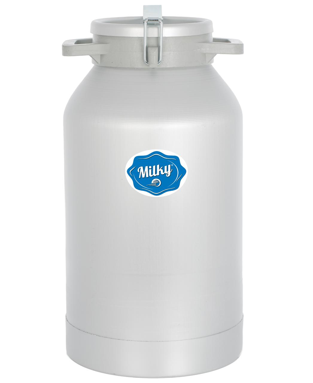 Milky Milchkanne Alu mit Deckel, 30 l