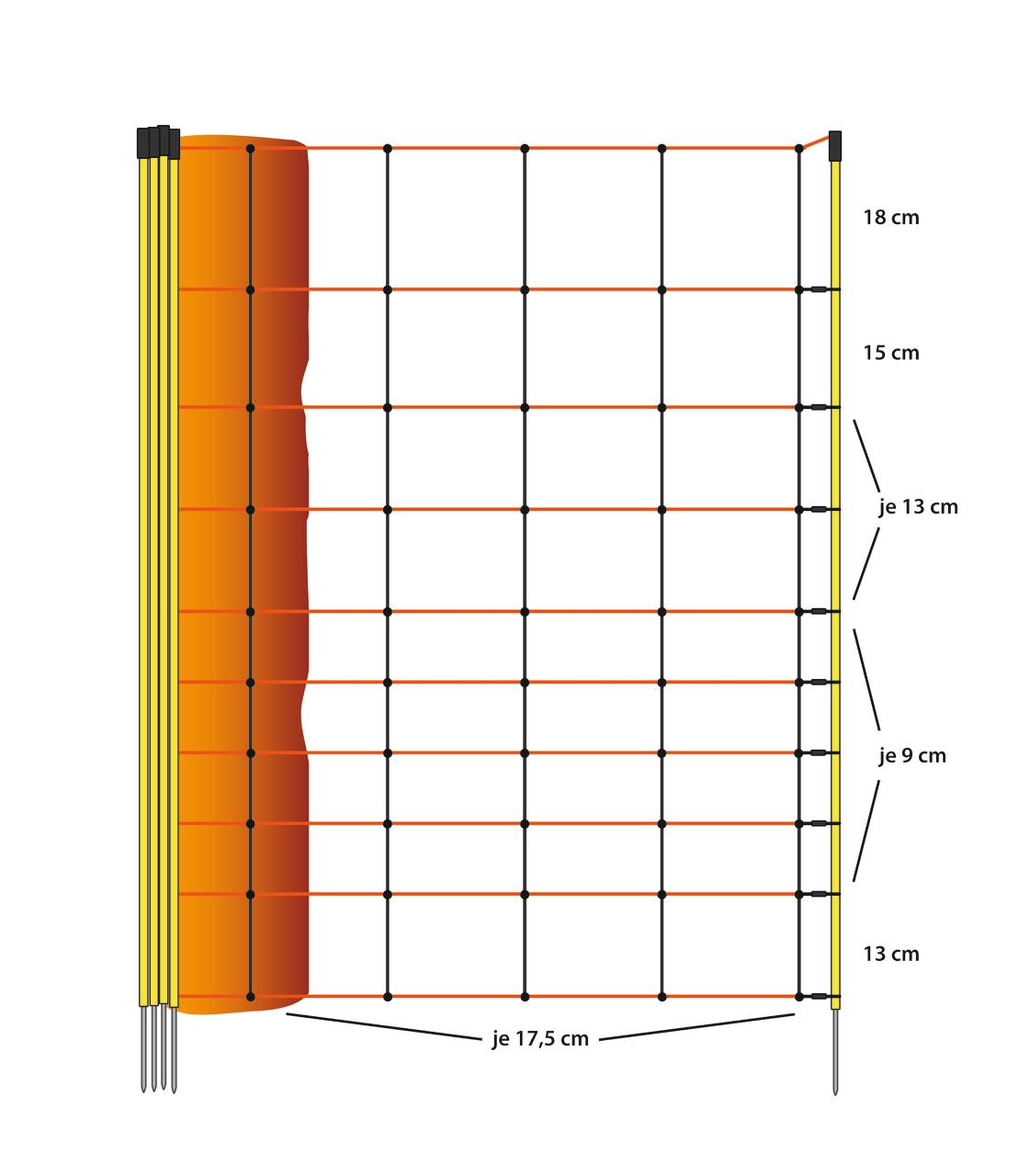 AKO OVINET - Schafnetz, 108 cm hoch