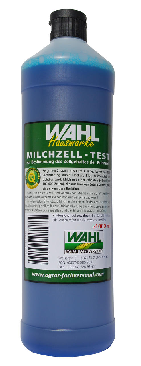 WAHL-Hausmarke Milchzelltest blau, 1l