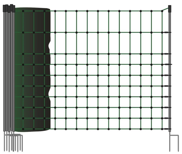 Kerbl Kaninchennetz 65 cm x 12 m Einzelspitze