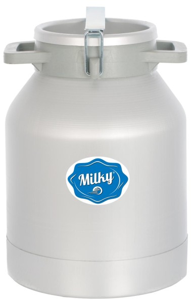 Milky Milchkanne Alu mit Deckel, 20 l