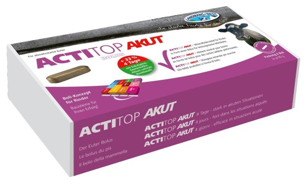 Landmans Best ACTITOP AKUT Euter-Bolus - 6 Boli à 90 g